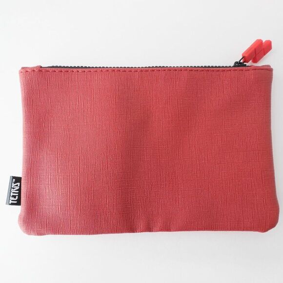 5/$20 NWOT Ipsy Glam Bag June 2019 Red Pink Tetris Makeup Bag - Picture 2 of 6